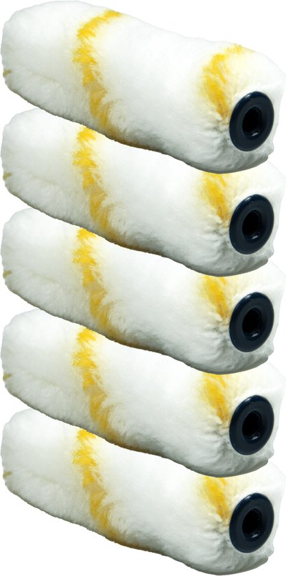 DULA Verfrollers - Vachtrollers - 10cm - Reserve Perlon - 5 Stuks