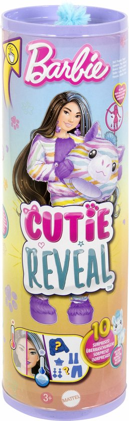 Foto: Barbie cutie reveal color dream barbiepop zebra