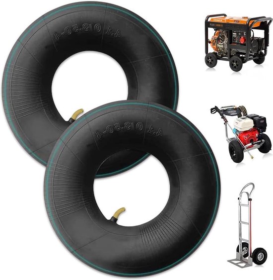 Kruiwagenbinnenbanden 2 St 15X6.00-6 Rubber - Duurzaam
