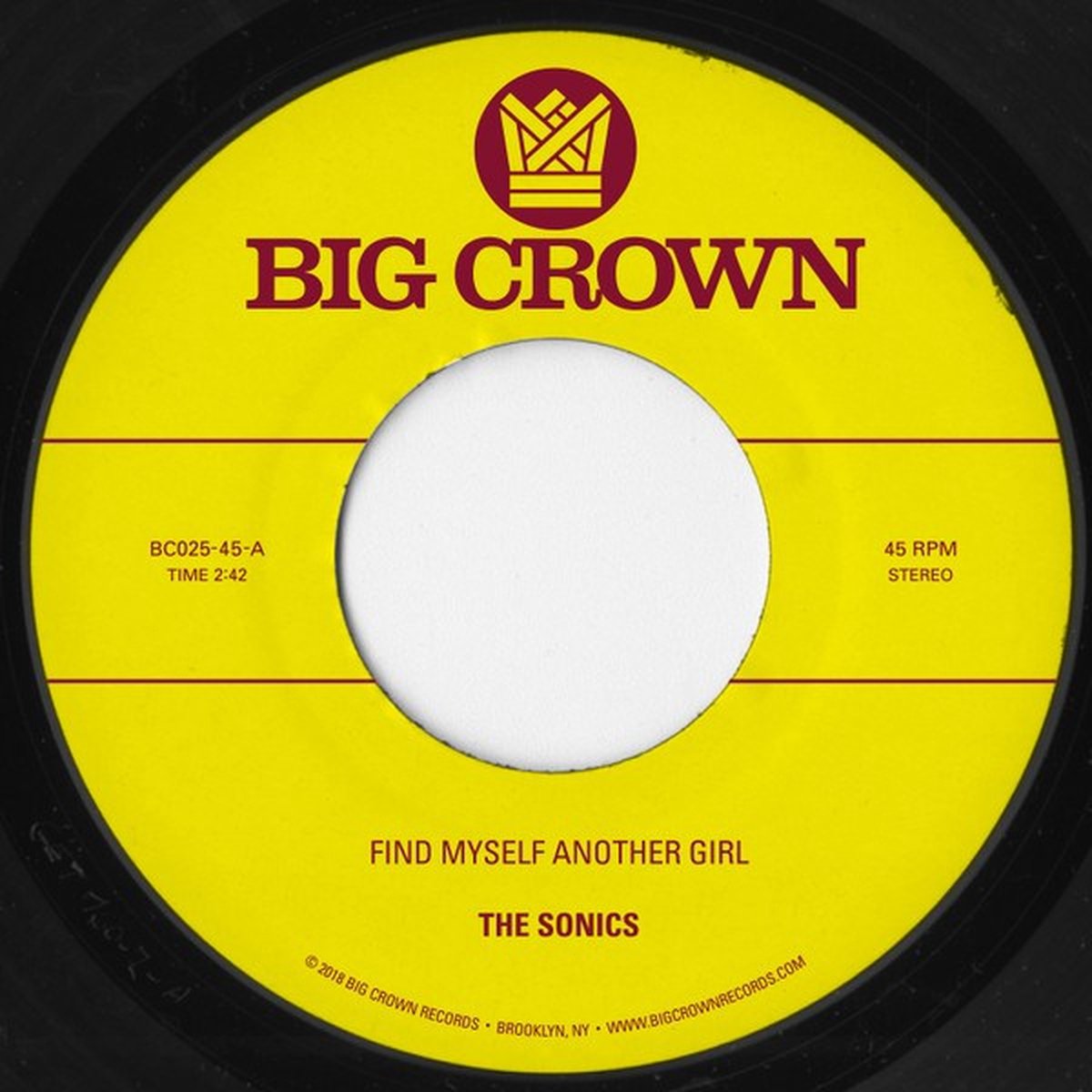 Sonics & Scam - Find Myself Another Girl / Spooky (7" Single)