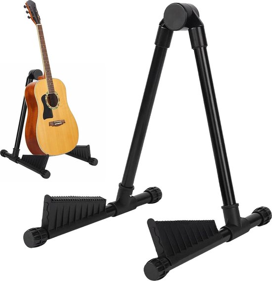 Rotosound opvouwbare gitaarstandaard in zwart, RGS-200-BK