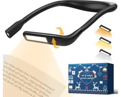 Hals leeslamp boek LED - 3 kleuren leeslamp bed - kerstcadeaus mannen - leeslamp nek lamp voor lezen breien haken Hals leeslamp boek LED - 3 kleuren leeslamp bed - kerstcadeaus mannen - leeslamp nek lamp voor lezen breien haken
