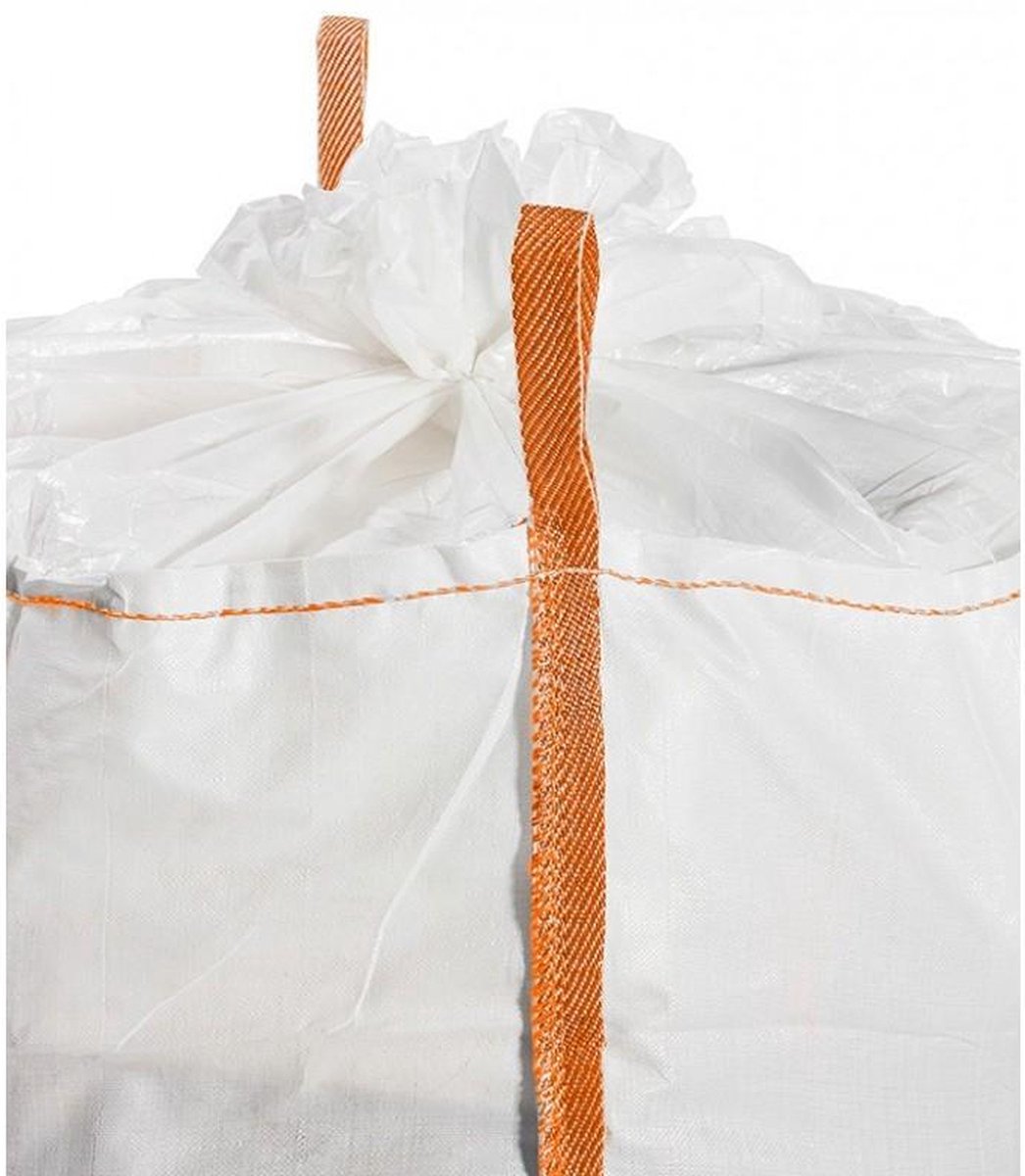 Lot De 5 Grands Sacs Big Bag 1 M³ Avec Bec Verseur - Pour Gravats, Terre, Granulés | Tablier De Remplissage