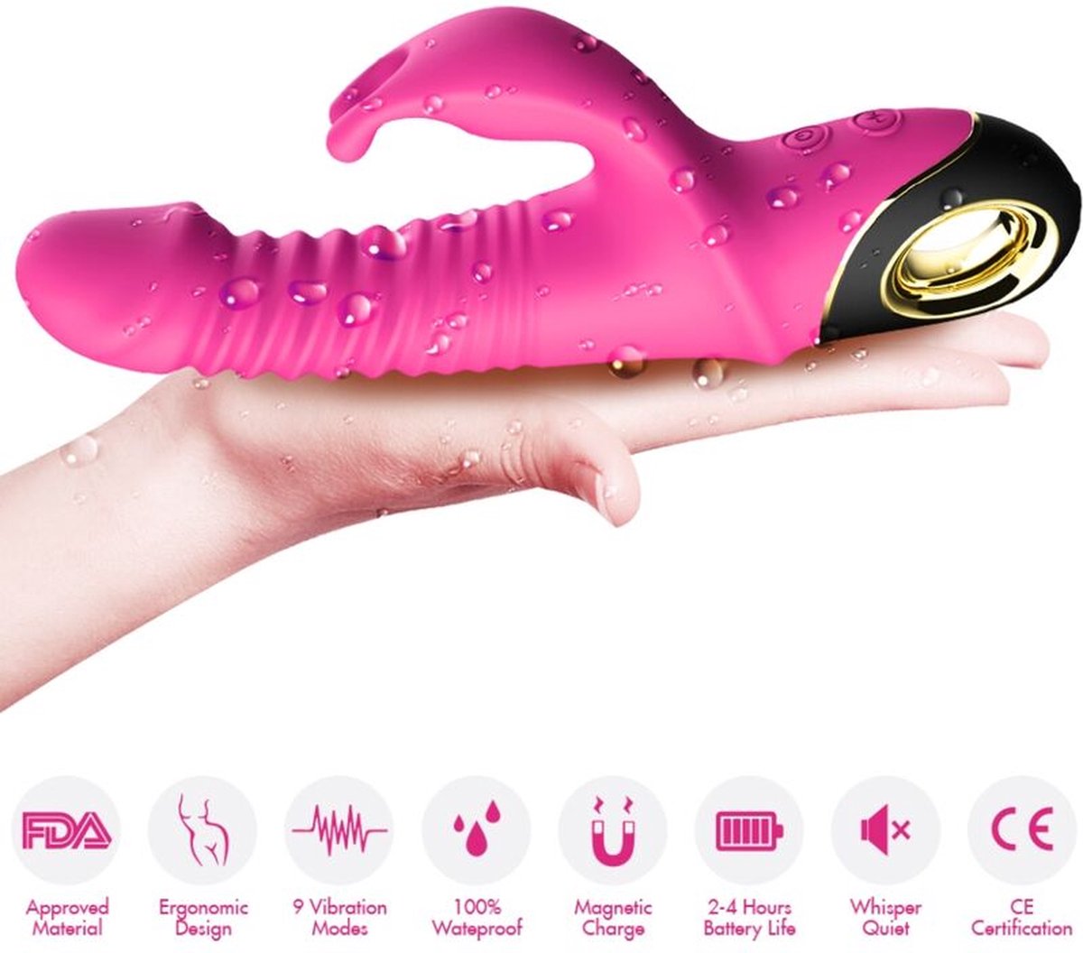Goedkoopste ARMONY - ZING DILDO VIBRATOR RABBIT FUCHSIA | VIBRATOR | VIBRATOR VOOR VROUW | SEKSSPEELTJES | SEX TOYS VOOR VROUW | SEKSSPEELTJES VOOR VROUW | SEX TOYS | SEKSSPEELTJES