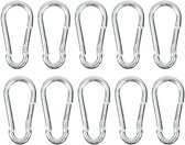 Benson - Karabijnhaak - 6x60 mm - 10 Stuks