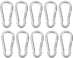 Benson - Karabijnhaak - 6x60 mm - 10 Stuks