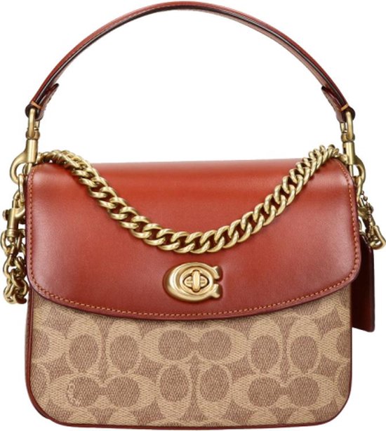 Coach Kleine Crossbodytas / Schoudertas Dames - Leer - Cassie - Cognac Rust