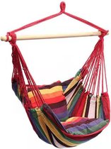 Superior Comfort Hanging Chair with Rocking Motion for Patio and Lawn - Canvas Hammock Swing for Indoor and Outdoor Use