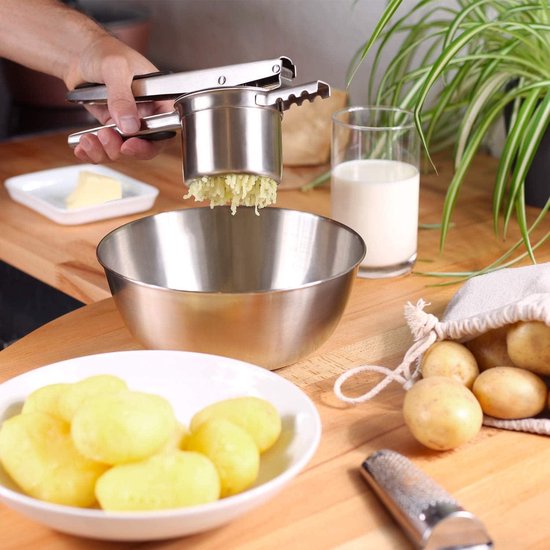 Presse-purée Manuel Inox 3 Disques | Pour Purée, Jus De Citron | Cuisine Facile