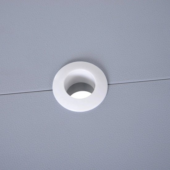 Medina Aloha Campingtafelset - Picknicktafel 0 4 Stoelen - Inklapbaar - Zithoek - Klaptafel - Aluminium - Grijs - 135 x 82 x 66 cm