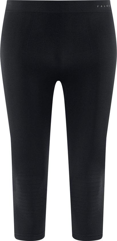 FALKE Collant 3/4 pour homme Maximum Warm - pantalon thermique - noir (noir) - Taille : XL