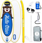Opblaasbare Complete Stand Up Paddle Board - ISUP met Accessoires: Verstelbare Peddel, Pomp, Reistas, Waterdichte Tas - Lichtgewicht