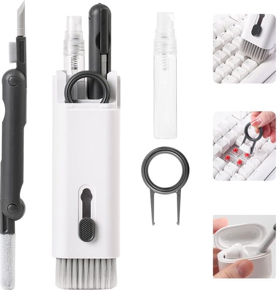 KEENSO Kit De Nettoyage De Clavier Kit De Nettoyage De Téléphone 8 En 1