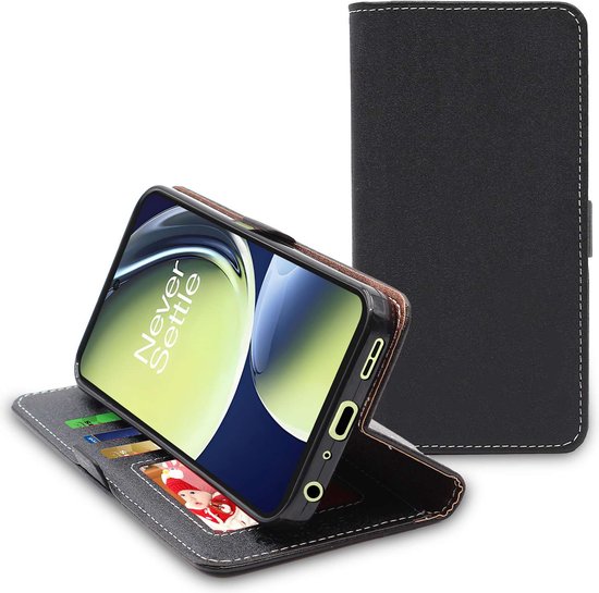 ebestStar - Coque compatible avec OnePlus Nord CE 3 Lite 5G, Etui Portefeuille, Housse Pochette Protection PU Cuir, Porte Carte, Noir