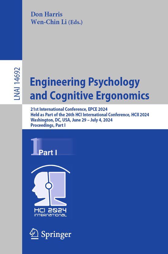 Lecture Notes in Computer Science14692- Engineering Psycholo ... - cover