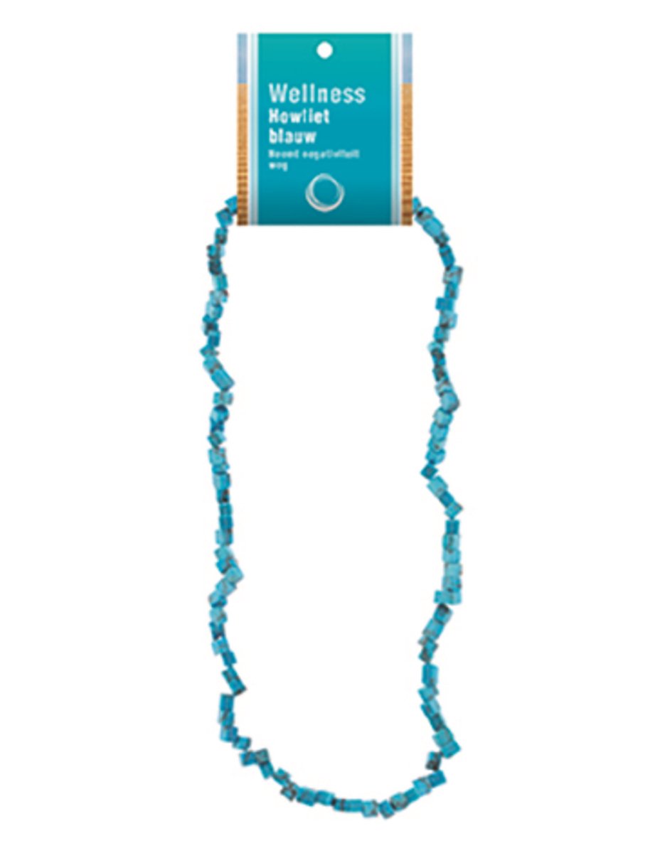 Ruben Robijn Howliet blauw splitketting + kaart (gekleurd)