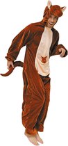 Wilbers & Wilbers - Kangoeroe Kostuum - Reuzensprong Kangoeroe - Man - Bruin - Maat 46 - Carnavalskleding - Verkleedkleding