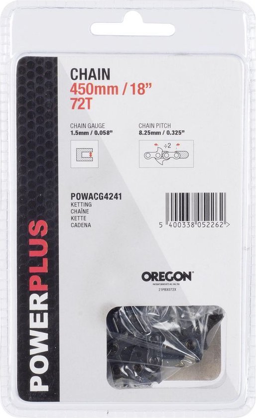 Powerplus POWACG4241 Zaagketting Oregon - 18''(450) 72t ore van Powerplus — afbeelding 2