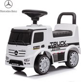 Mercedes Antos Loopauto - 1 tot 3 jaar - met Claxon - Koplampen - Wit