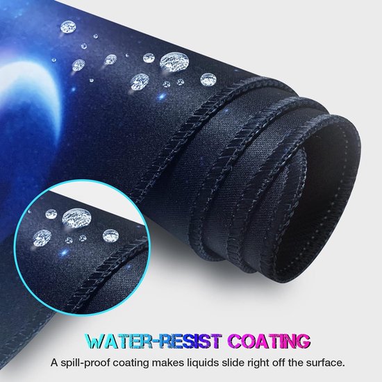 Cyberpunk Edgerunners XL Gaming Muismat – 800x300mm, Met Gestikte Rand, Antislip Rubberen Basis, Compatibel Met Alle Muizen