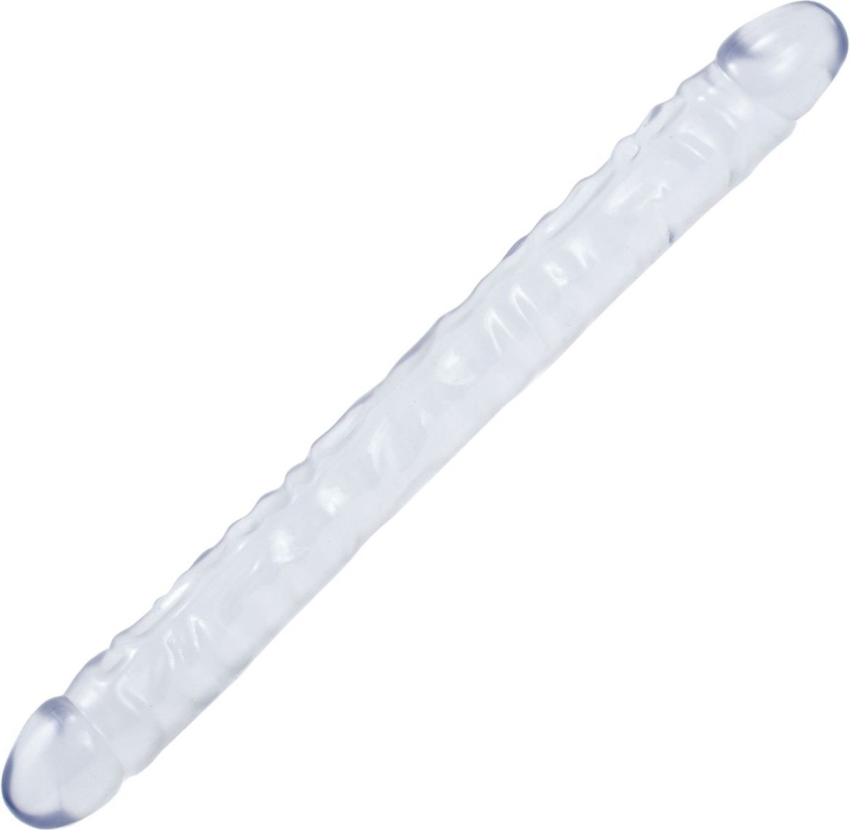 Goedkoopste Doc Johnson Crystal Jellies dubbele dildo Double Dong transparant - 45,47 cm