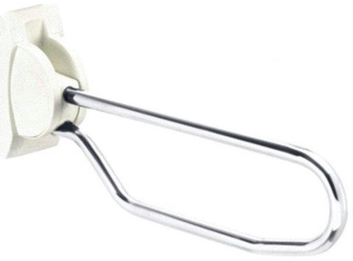 Handicare Handicare Linido toiletbeugel opklapbaar 60cm - RVS/Wit