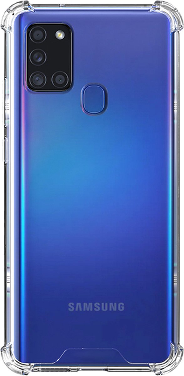 Anti-shock Back Cover Galaxy A21s TPU Siliconen Transparant