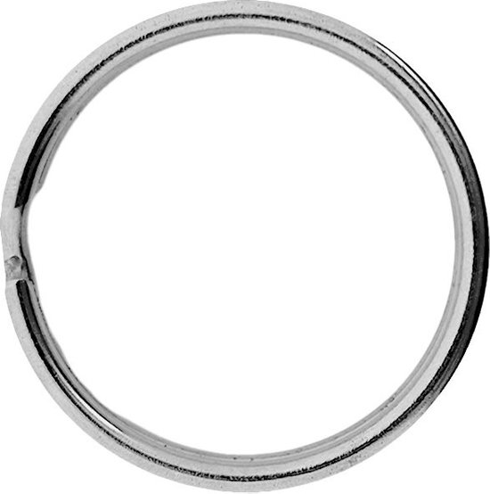 Porte-clés CombiCraft argentés 50 mm - par 10 pièces