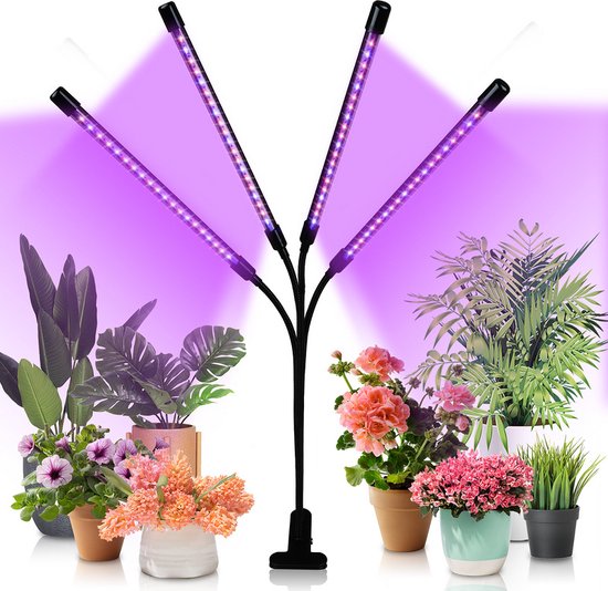 Foto: 2x groeilamp kweeklamp led full spectrum groeilamp voor planten 40 watt