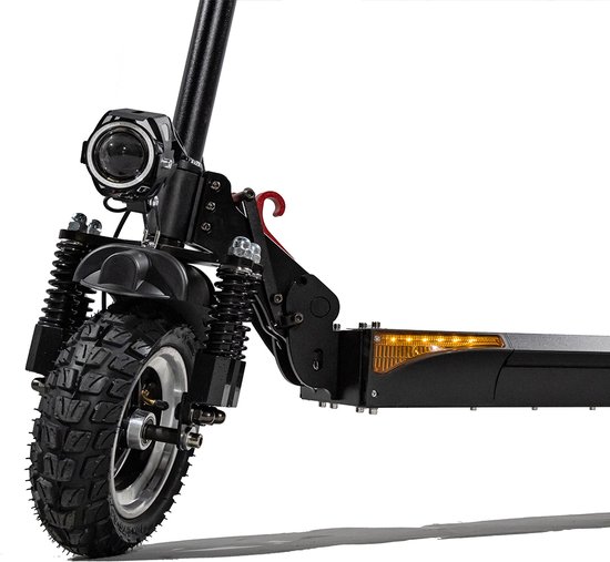 Elektrische step Velociptor Climb 2 off-road 48V 13Ah 10 inch zwart robuust stevig