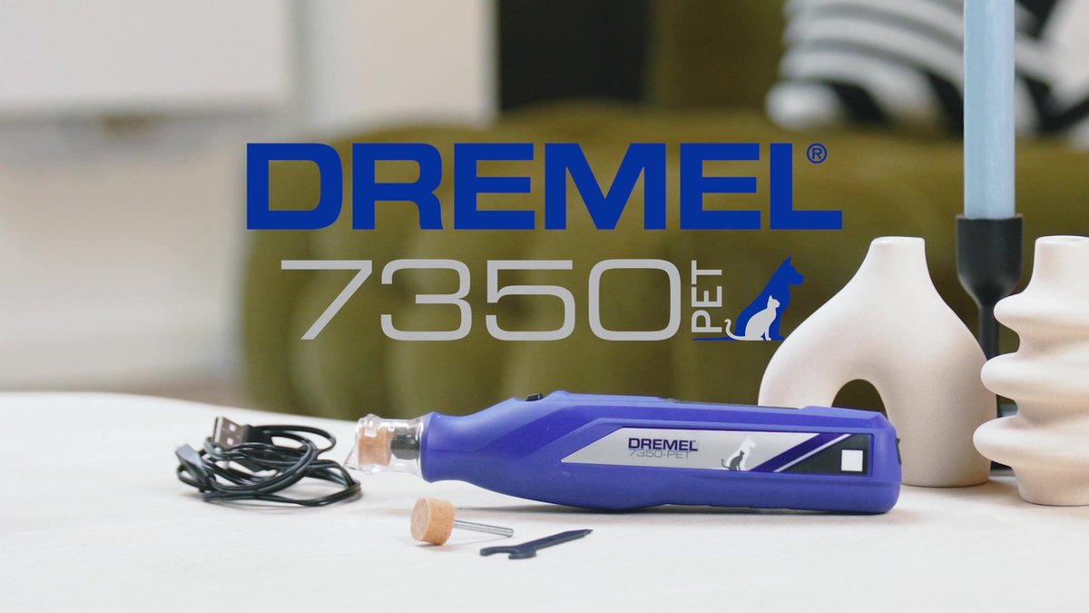 Dremel Multigereedschap-systeem 7350JA (Model 7350 Pet Nagelverzorgingskit, hulpstuk incl. beschermkap, 2 x slijpsteen, kopen ? Electronic
