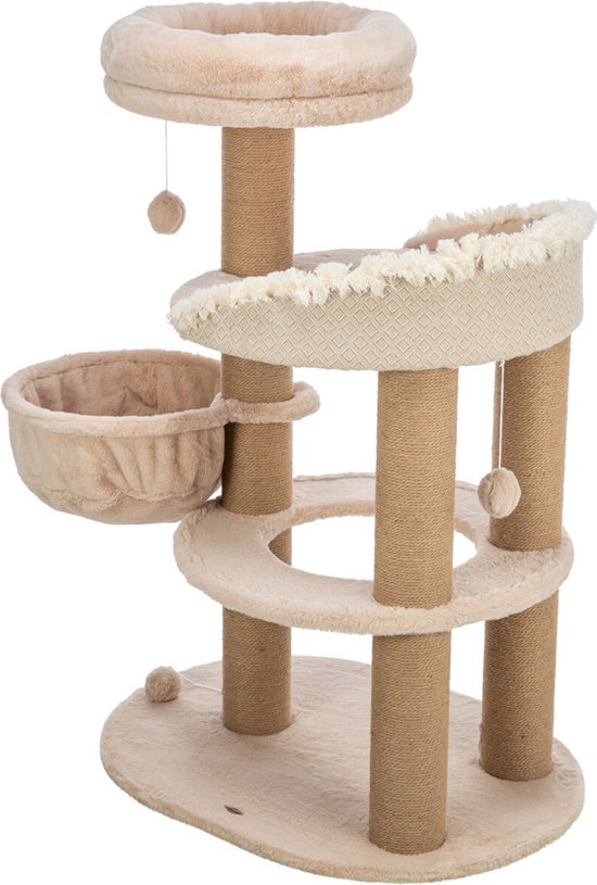 Trixie - Arbre à chat Boho Filippo - Beige - 77X58X114 cm