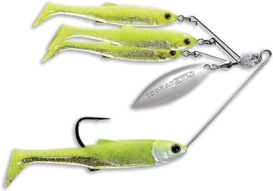 Foto: Unisex s mnsr14lg857 livetarget baitball spinner rig zoetwater groot 1 2 oz 1 15 diepte chartreuse zilver per 1 multi kleuren een maat