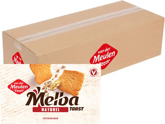 Van der Meulen - Melba toast naturel - 14x 120g