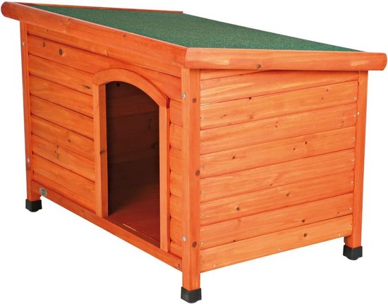 Luxe Hondenhok Buiten en Binnen - Kattenhuis voor Buiten - Hondenbench Grote Honden - 85x60x60cm - Hout