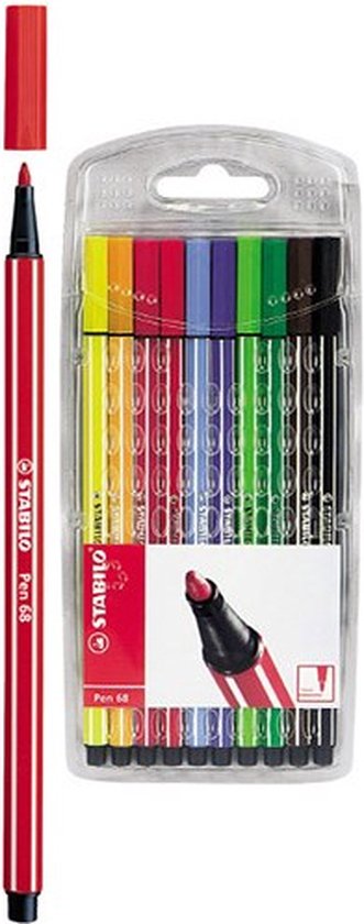 STABILO Pen 68 Premium Viltstift - warm grijs 68/93 - Confetti Campus