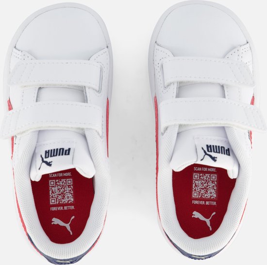 Puma Smash 3.0 Baskets pour femmes en daim blanc Homme Taille 27 bol
