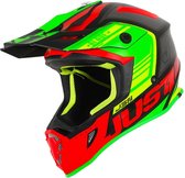 JUST1 Helmet J38 Blade Red-Lime-Black 62-XL