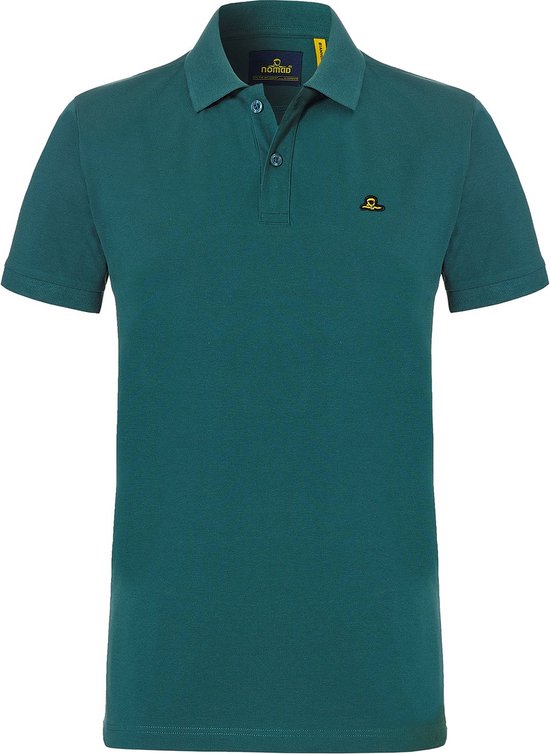 NOMAD® Polo Piqué Heren | Donkergroen | M