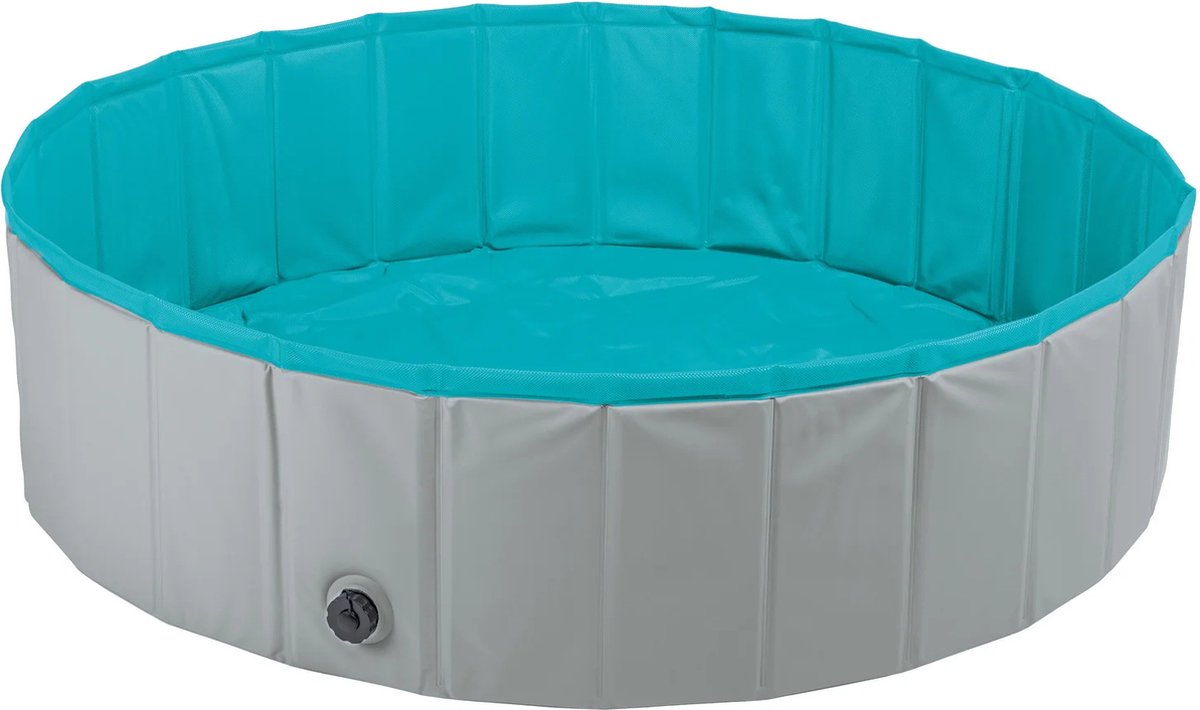 Zoofari Hondenzwembad 120 x 30 cm | Hondenbad | Dog pool | Zwembadje voor huisdieren | PVC | Blauw | Inclusief opbergtas