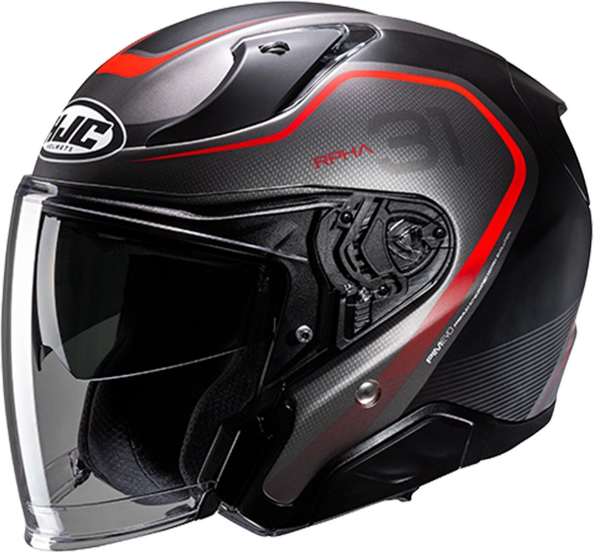HJC Rpha 31 Kouv Black Red S - Maat S - Helm