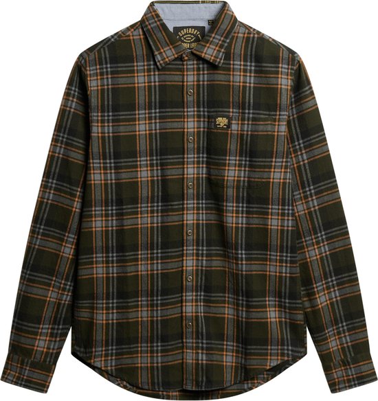 Superdry L/ S COTON LUMBERJACK SHIRT Pull Homme - Taille L