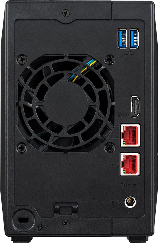 Asustor AS5402T data-opslag-server NAS Intel® Celeron® N5105 4 GB DDR4 0 TB ADM Zwart van Asustor — afbeelding 2