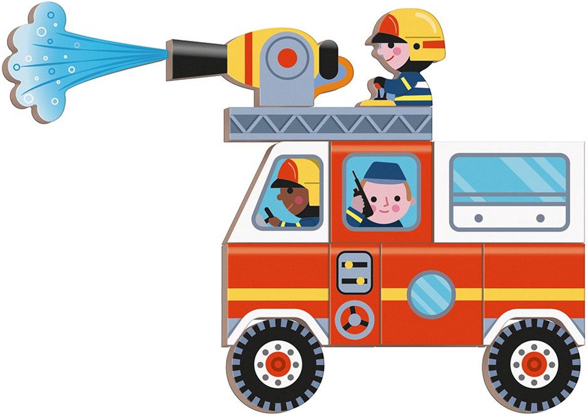 Janod - Magnetibook - Brandweer — afbeelding 4