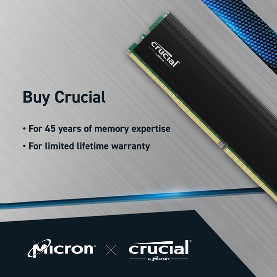 Crucial Pro CP2K32G4DFRA32A - RAM-geheugen - 64GB - DDR4 - 2x 32GB