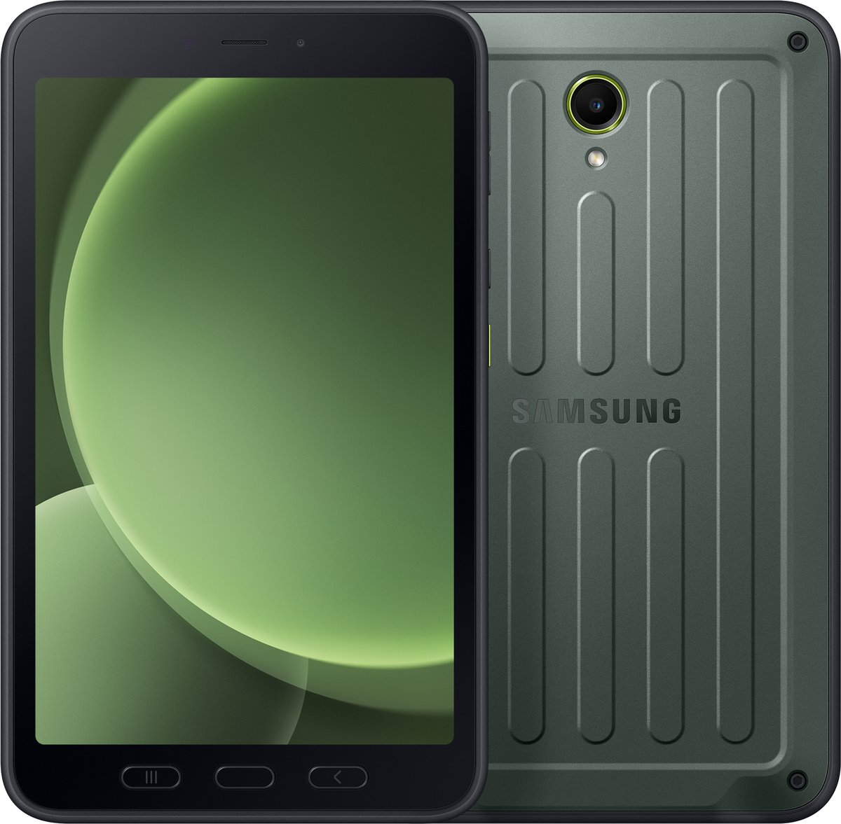 Samsung Galaxy Tab Active5 Enterprise Edition 5G Samsung Exynos LTE-TDD<E-FDD 128 GB 20,3 cm (8") 6 GB Wi-Fi 6 (802.11ax) Android 14 Groen