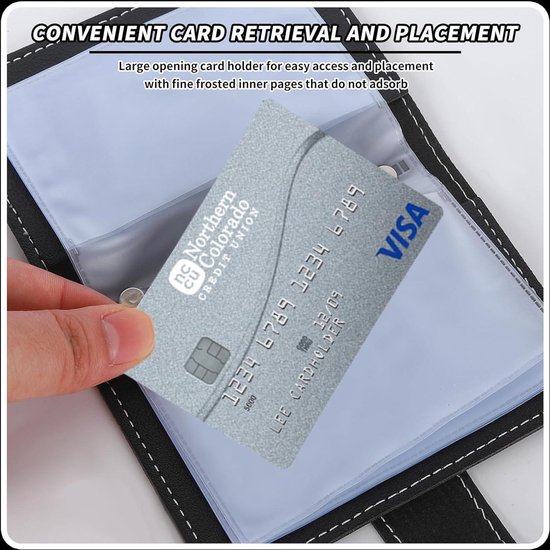 Valicaer Creditcardhouder voor dames en heren, kaarthouder visitekaarthouder met 24 vakken, creditcardhouder van zacht leer, portemonnee met kaarthoezen, ID-organizer, kaartenetui, roze, 11 * 7,5 cm