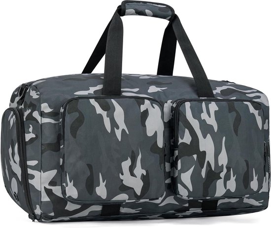 Sporttas voor vrouwen en mannen - reistas met schoenenvak - handbagage tas voor vliegtuig - weekender zwemtas - plunjezak voor op reis - sport fitness training