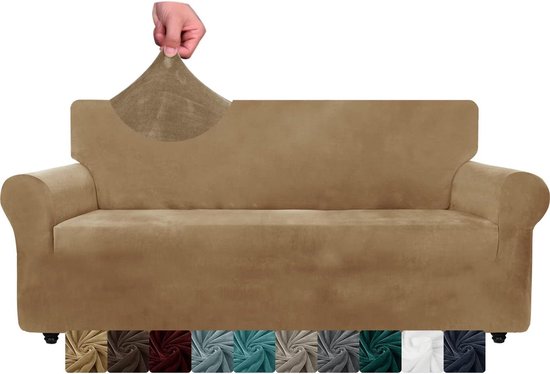 PETCUTE Bankhoes Waterdicht Beschermen van je bank Antislip Bescherming huisdieren Waterdichte bankhoes Grijs 1-persoons