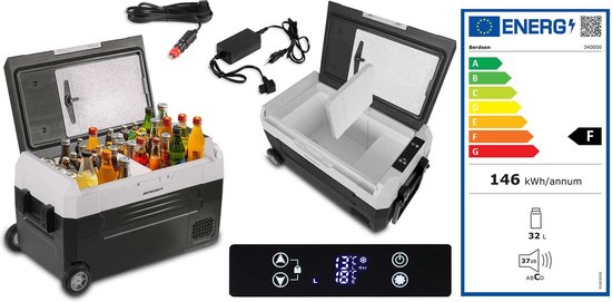 Icemax 400 - Berdsen toeristische compressorkoelkast - 32 liter - zwart — afbeelding 4